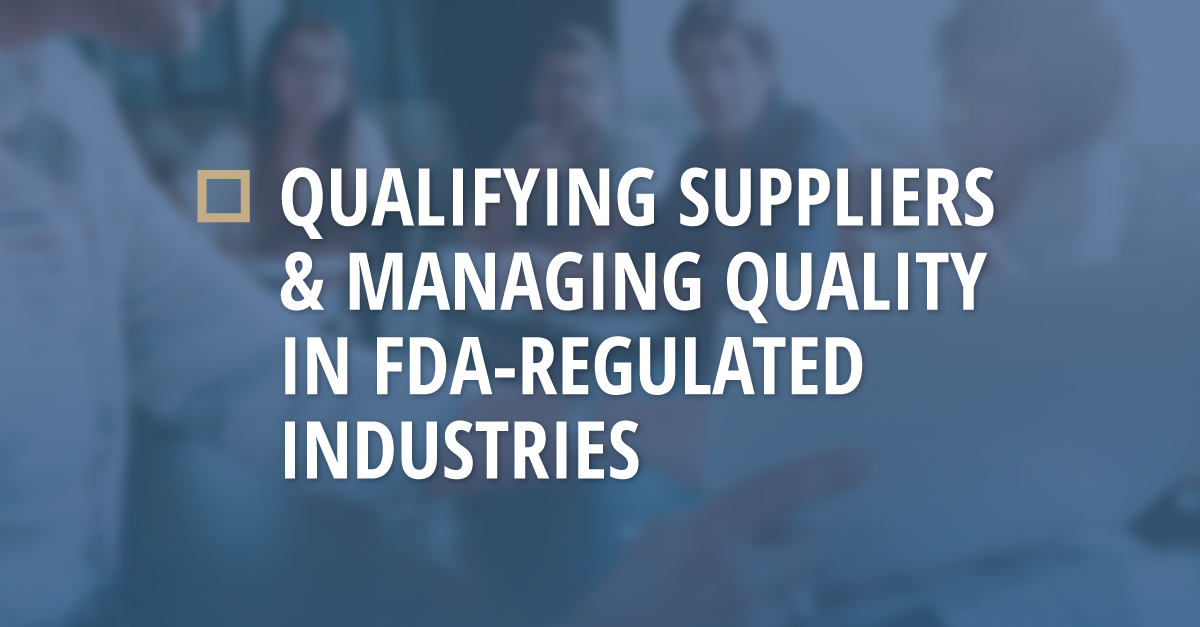 Ensuring Enterprise-Wide Data Integrity in FDA-Regulated Industries – A ...